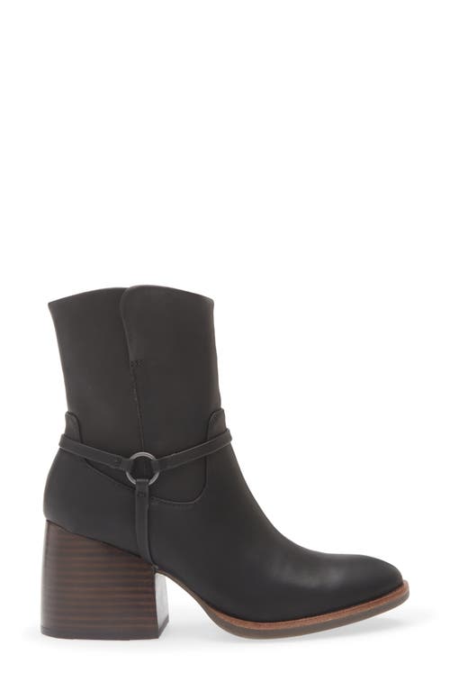 Korks Selena Block Heel Harness Boot In Black