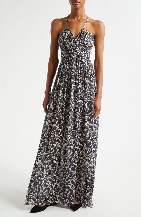 Romy Print Sleeveless Maxi Dress