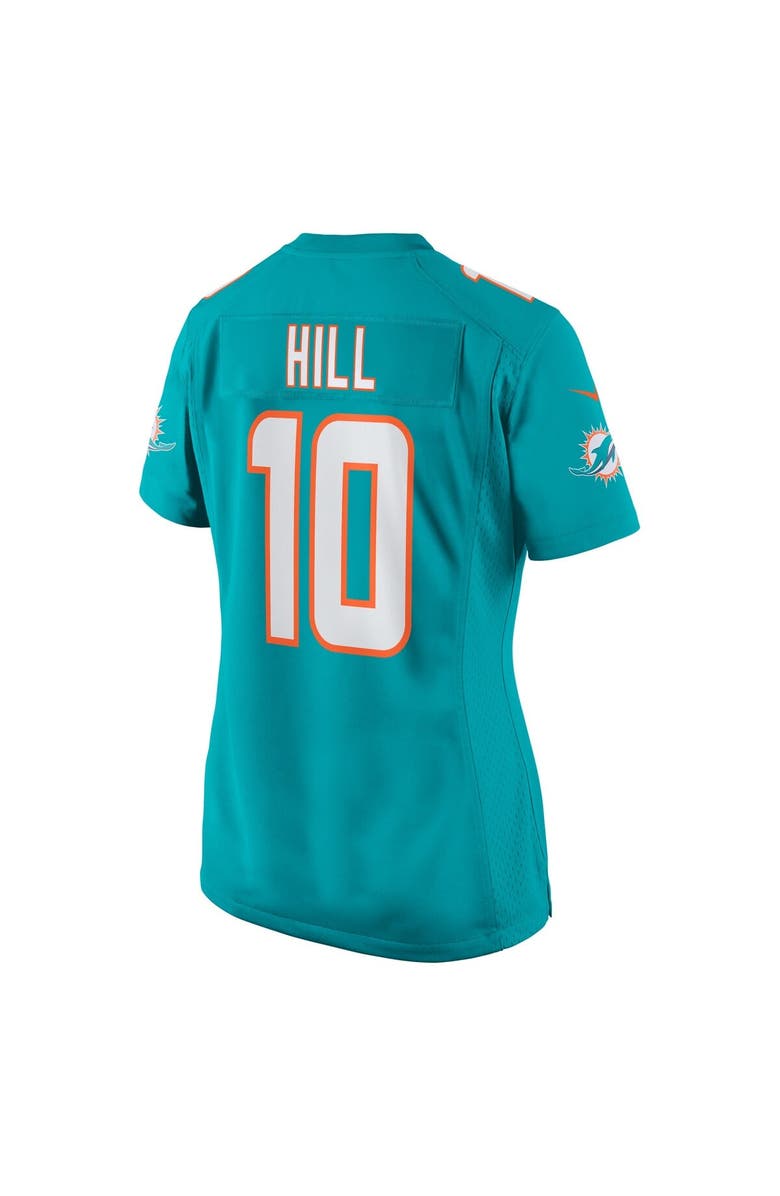 Nike Women's Nike Tyreek Hill Aqua Miami Dolphins Player Jersey, Alternate, color, Aqua