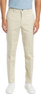 Berle Charleston Flat Front Stretch Cotton Khakis