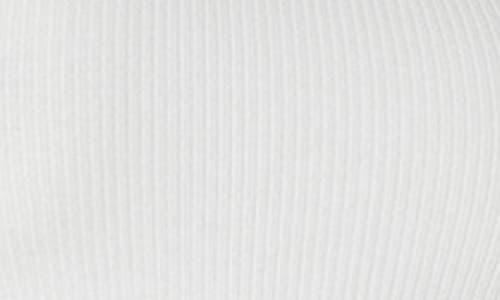 Bebe Ribbed Midi Tank Dress In White