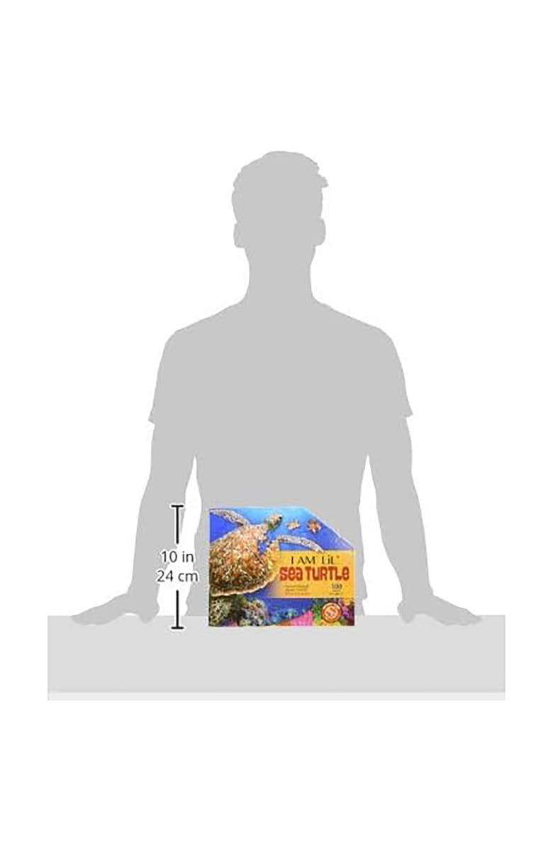 Madd Capp Lil SEA Turtle Jigsaw Puzzle, 100 Pieces, Alternate, color, Multicolored