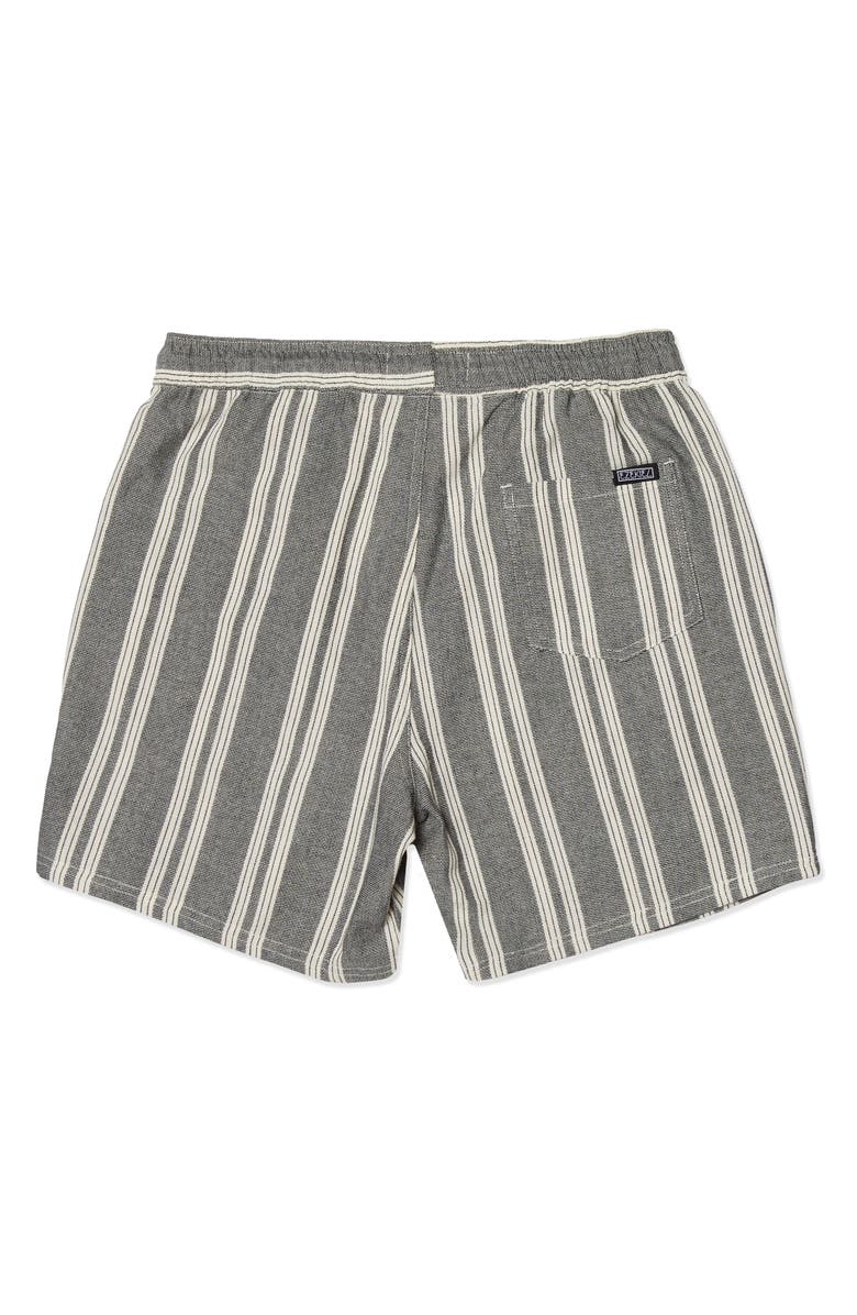 Ezekiel Melboure Stripe Cotton Shorts, Alternate, color, Dark Grey