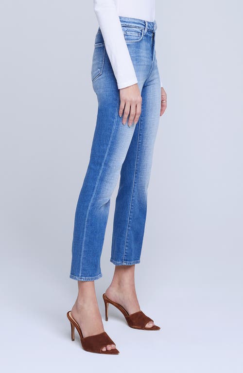 L Agence L'agence Tati High Waist Crop Micro Bootcut Jeans In Hayward