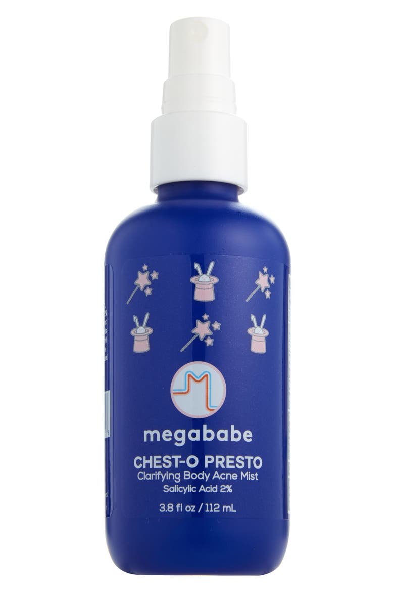 Chest-O Presto Clarifying Body Acne Mist, Main, color, BLUE