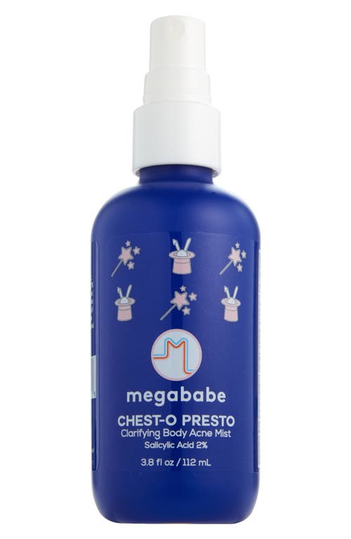 Megababe Chest-O Presto Clarifying Body Acne Mist in Blue  product