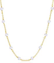 The Lovery Fine Jewelry Pearl Bead Chain Necklace