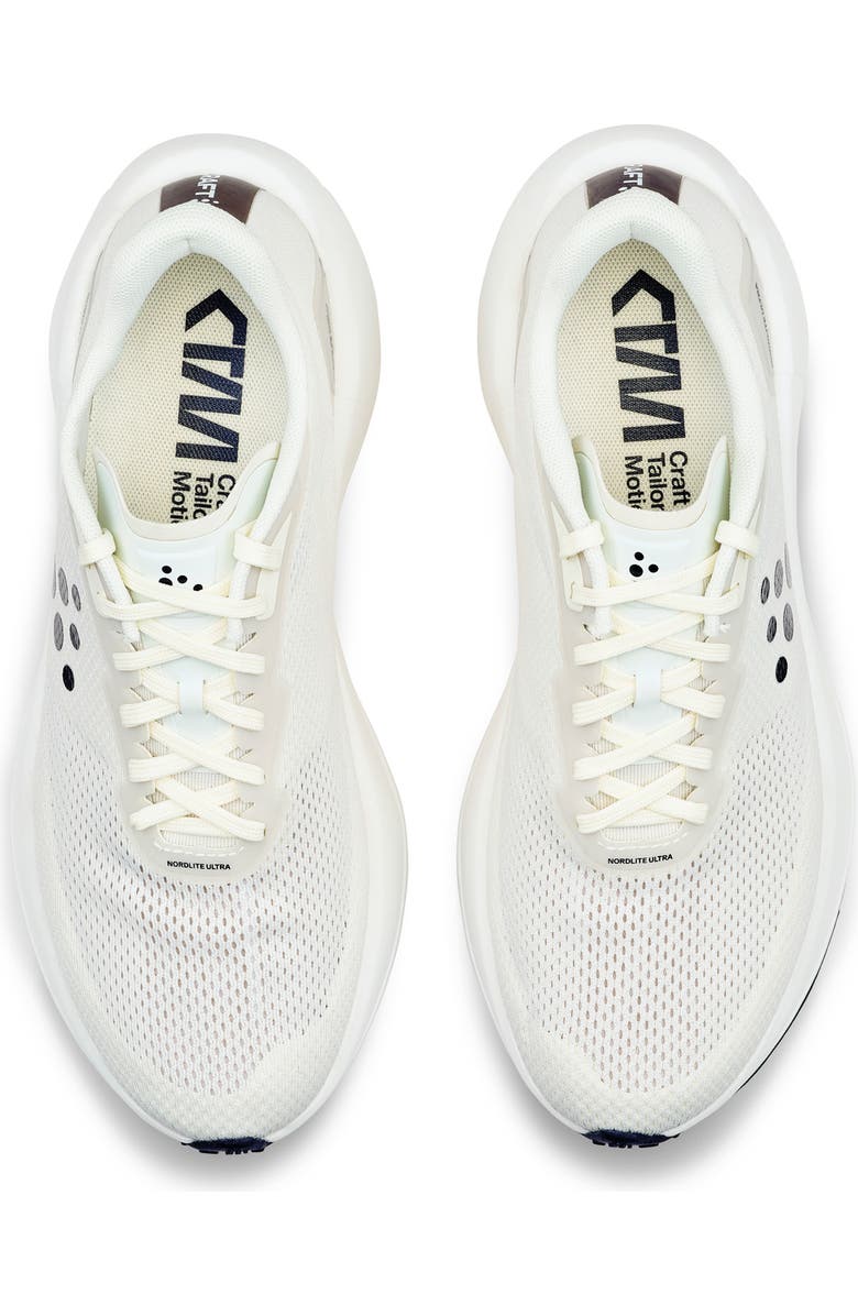 Craft Nordlite Ultra Running Shoe, Alternate, color, Ash White/ Black
