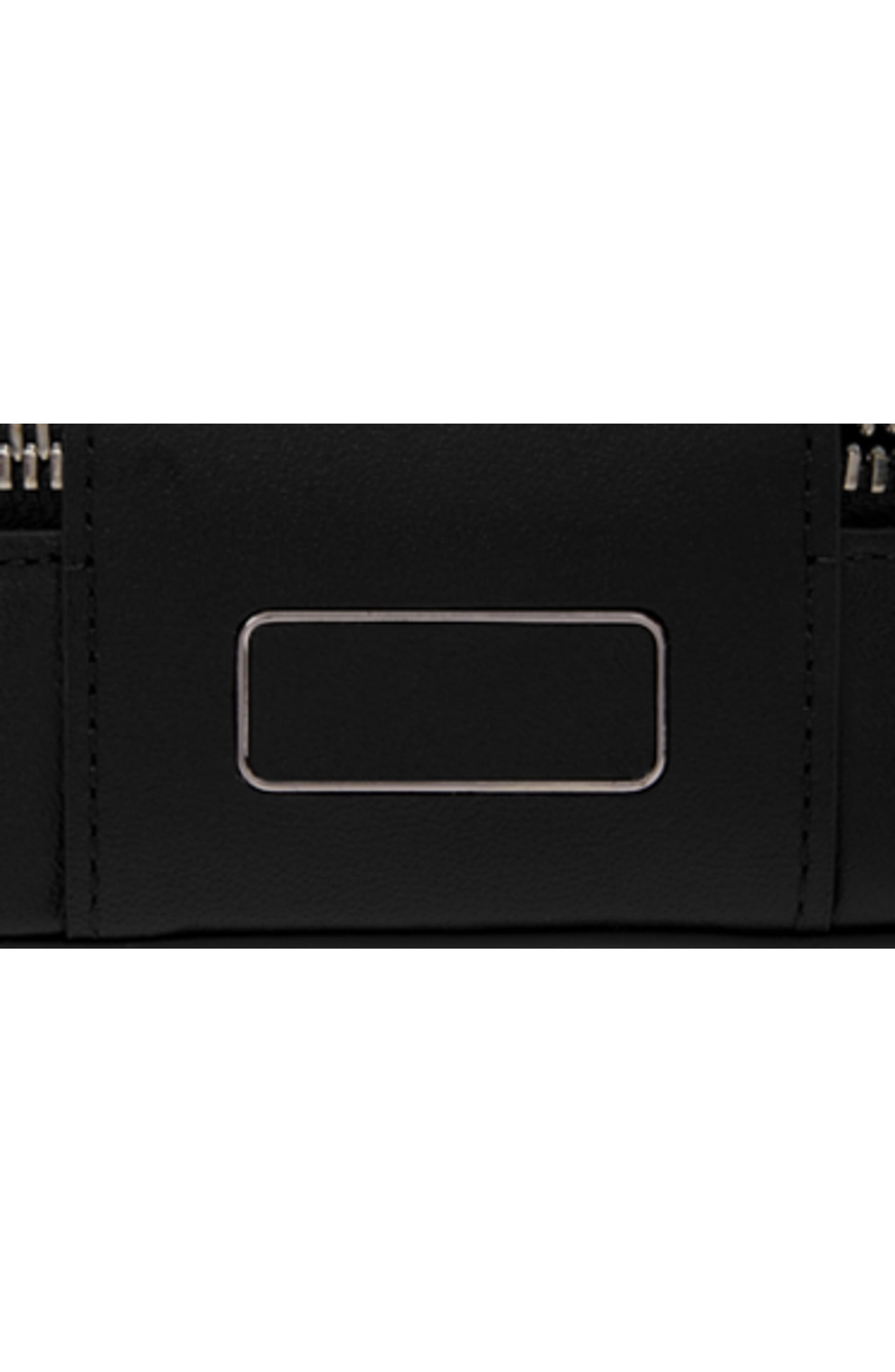 TUMI Leather Jewelry Case, Alternate, color, Black/ Gunmetal