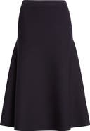 Max Mara Studio Giusy Knit Flared Skirt