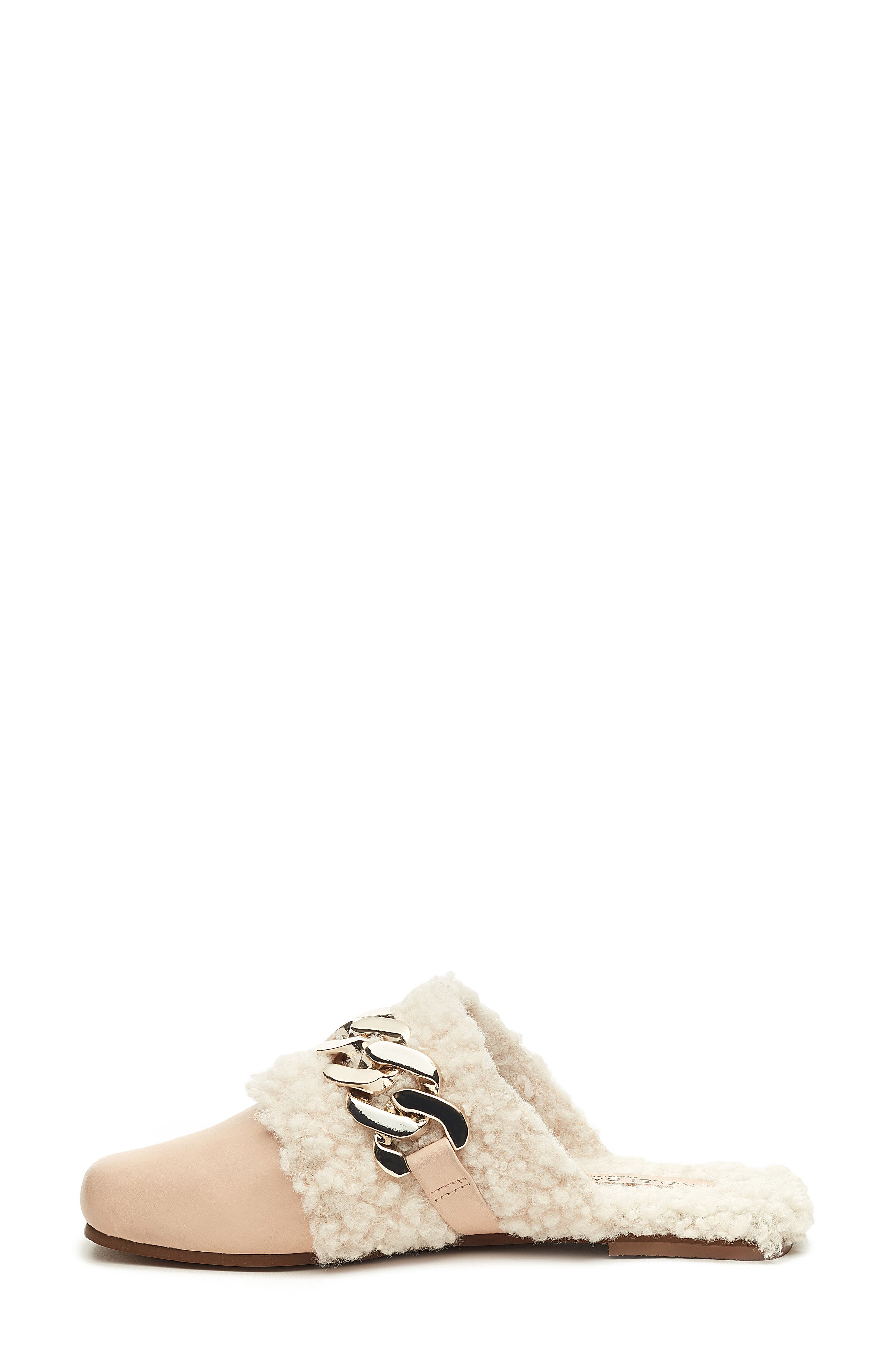 Washer Faux Shearling Slipper, Alternate, color, BISCOTTI