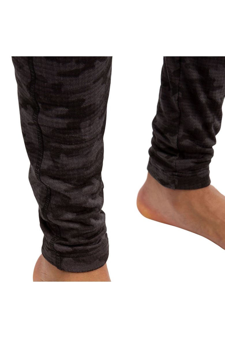 Derren Camo Base Layer Bottoms, Alternate, color, Dark Grey