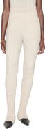 ANINE BING Val Ribbed Wool Leggings