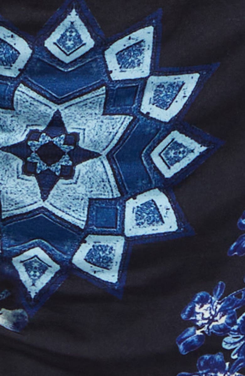 Camilla A Tiled Wonderland Cutout One-Shoulder Jersey Dress, Alternate, color, A Tiled Wonderland