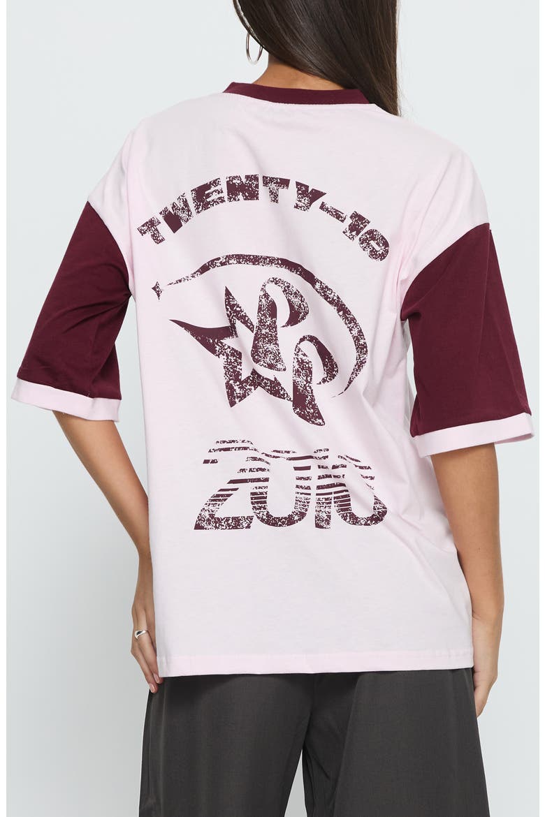 Nachell Oversize Graphic T-Shirt, Alternate, color, PINK