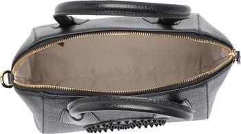 Minimi Rock Leather Top Handle Bag