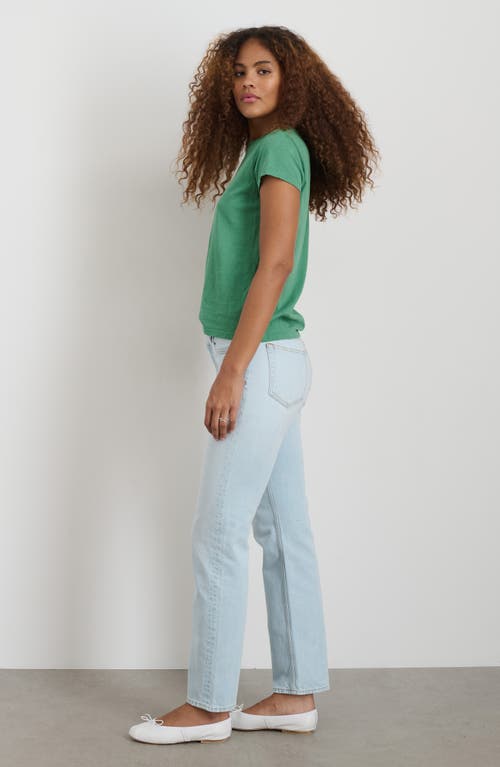 Alex Mill Jane Mid Rise Straight Leg Jeans In Blue