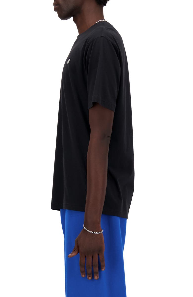 New Balance Sport Essentials Relaxed Fit Cotton T-Shirt, Alternate, color, Black
