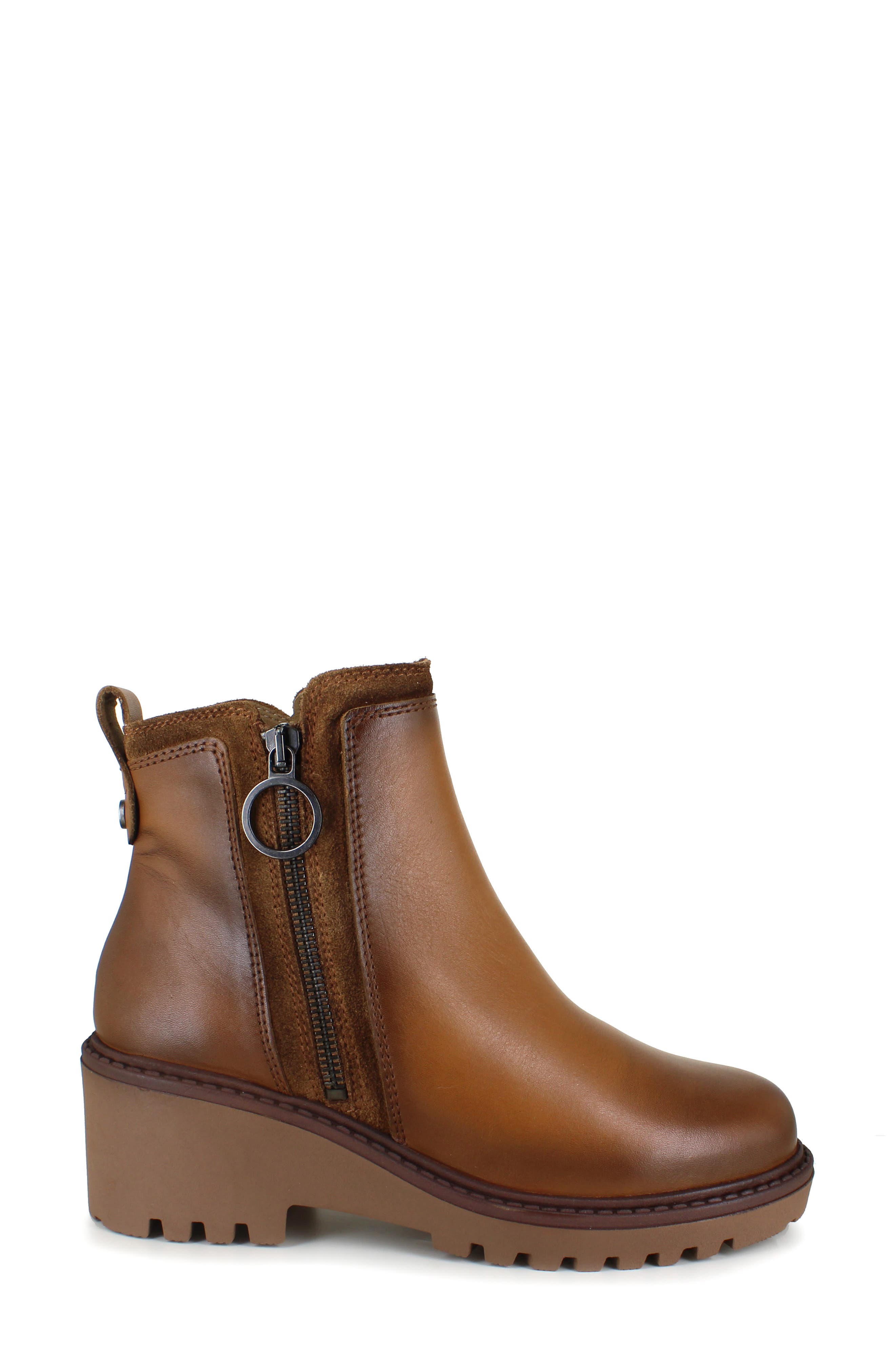 Verra Water Resistant Bootie, Alternate, color, BROWN