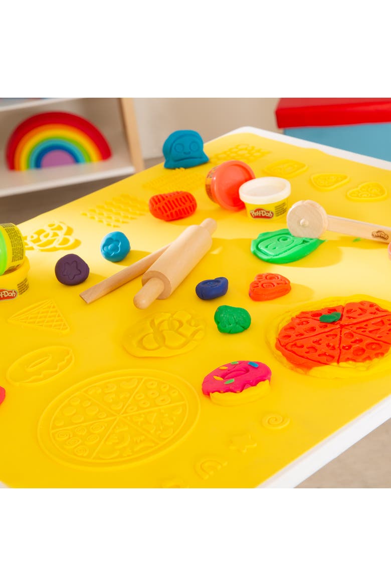 Playdoh Creative Seating Set Table, Chair, 6 Colors, 3D Mat, Tools, Kids 3+, Alternate, color, Multicolored