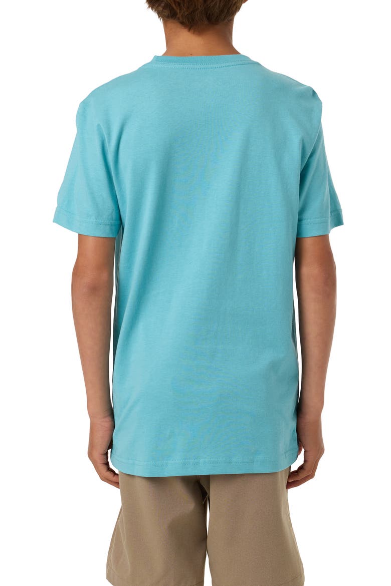 Kids' Psychd Classic Cotton Graphic T-Shirt, Alternate, color, AQUA BLUE