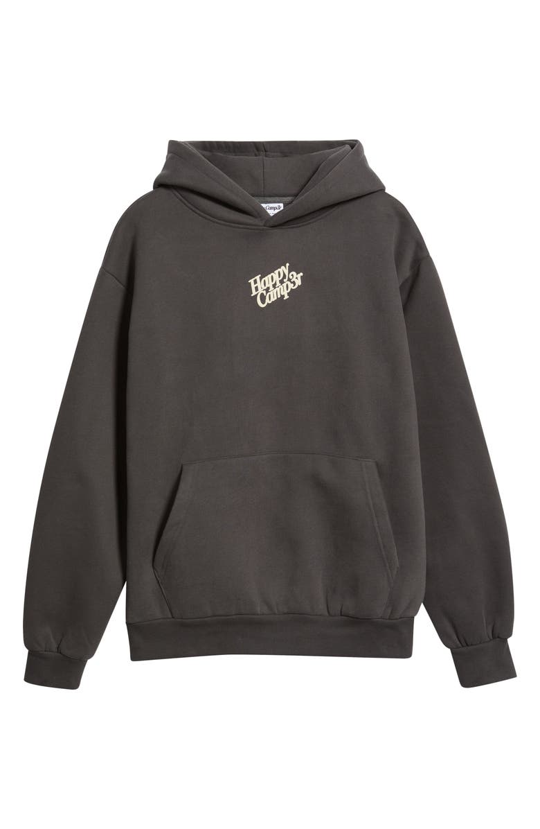 HAPPY CAMP3R Puff Series Core Logo Cotton Blend Hoodie, Alternate, color, Charcoal Gray