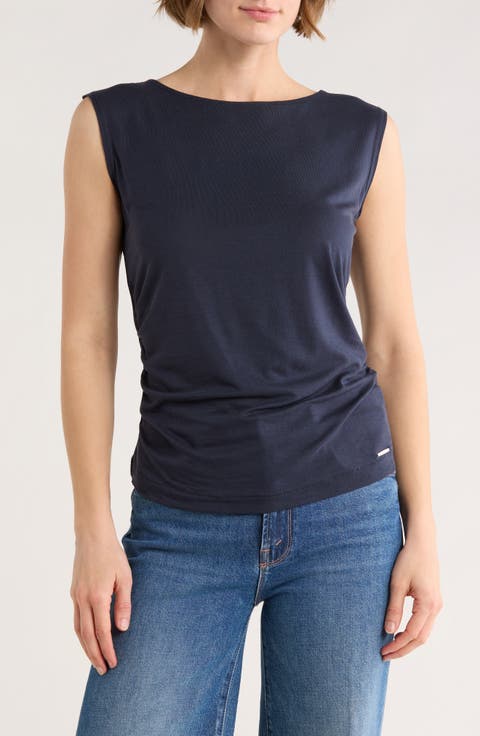 Side Ruched Tank
