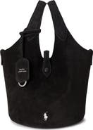 Polo Ralph Lauren Small Polo Play Suede Tote
