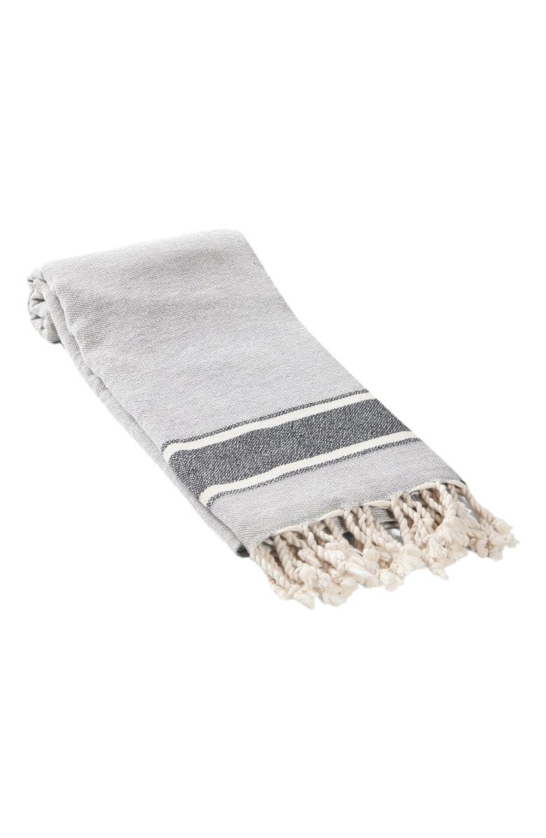 Olive & Linen Terra Turkish Towel, Main, color, 