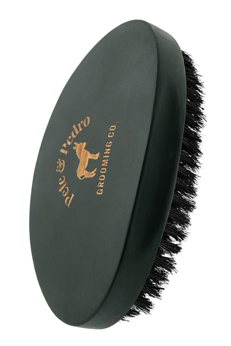 Oval Military Men's Hair & Beard Brush, Main, color, None