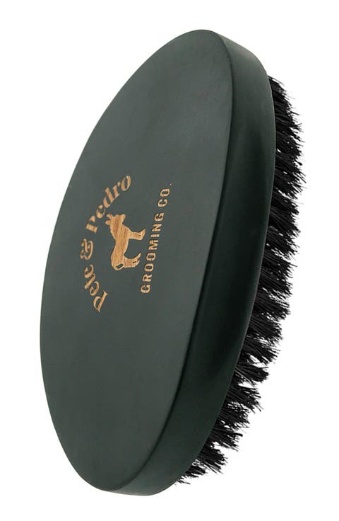 Oval Military Men's Hair & Beard Brush