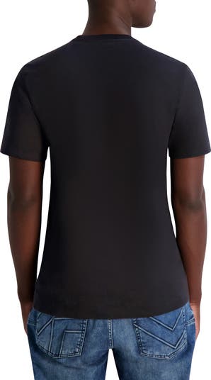 Rubberized Karl Cotton Graphic T-Shirt