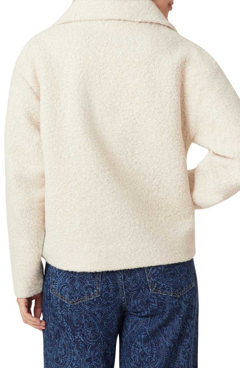 Scotch & Soda Quarter Zip Pullover, Alternate, color, Ivory Boucle