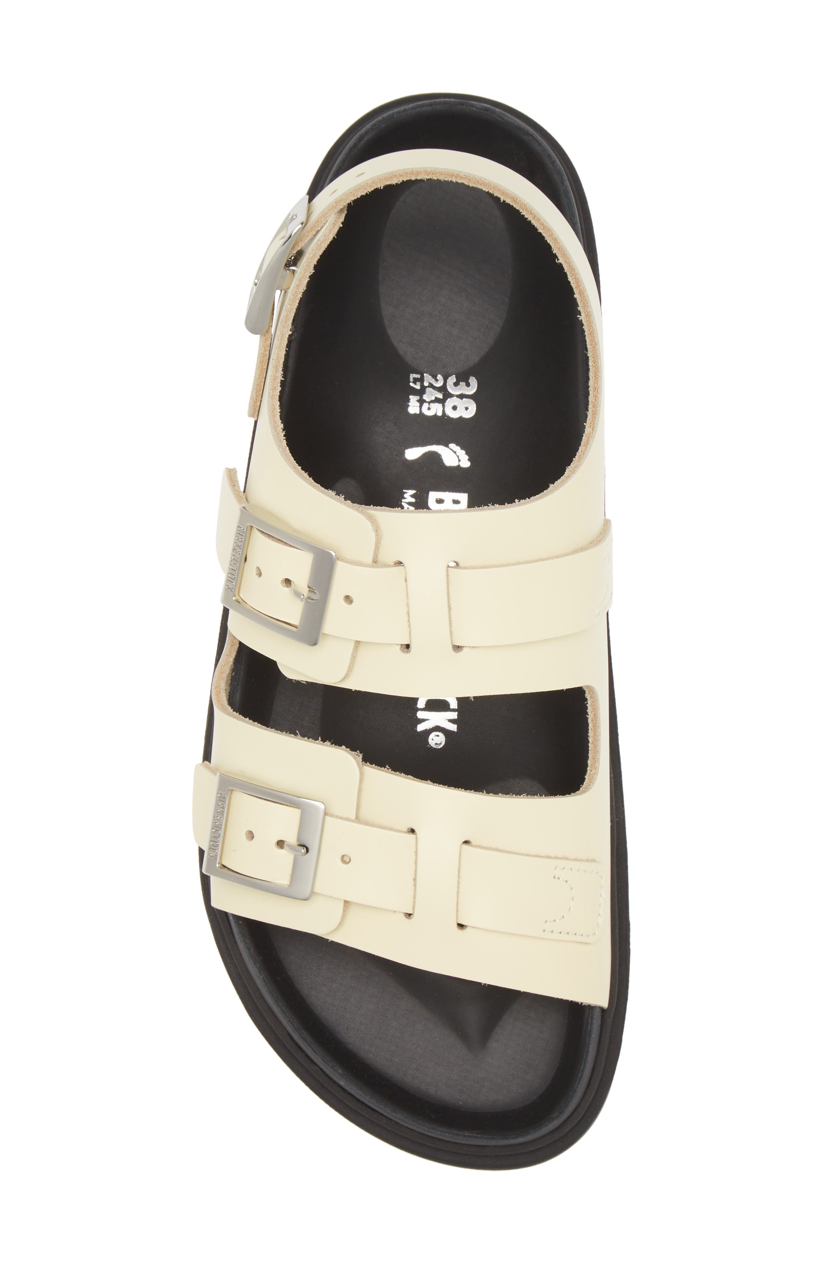 Cannes High Shine Exquisite Sandal, Alternate, color, BUTTER