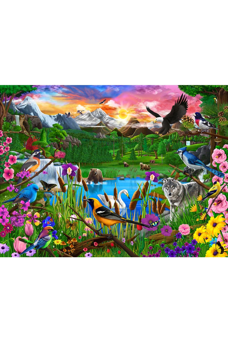 Gathering at Yellowstone 300 piece Jigsaw Puzzle for Adults, Alternate, color, Multicolor