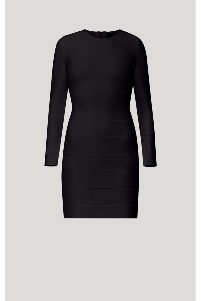 Icon Mini Sheath Dress, Alternate, color, BLACK