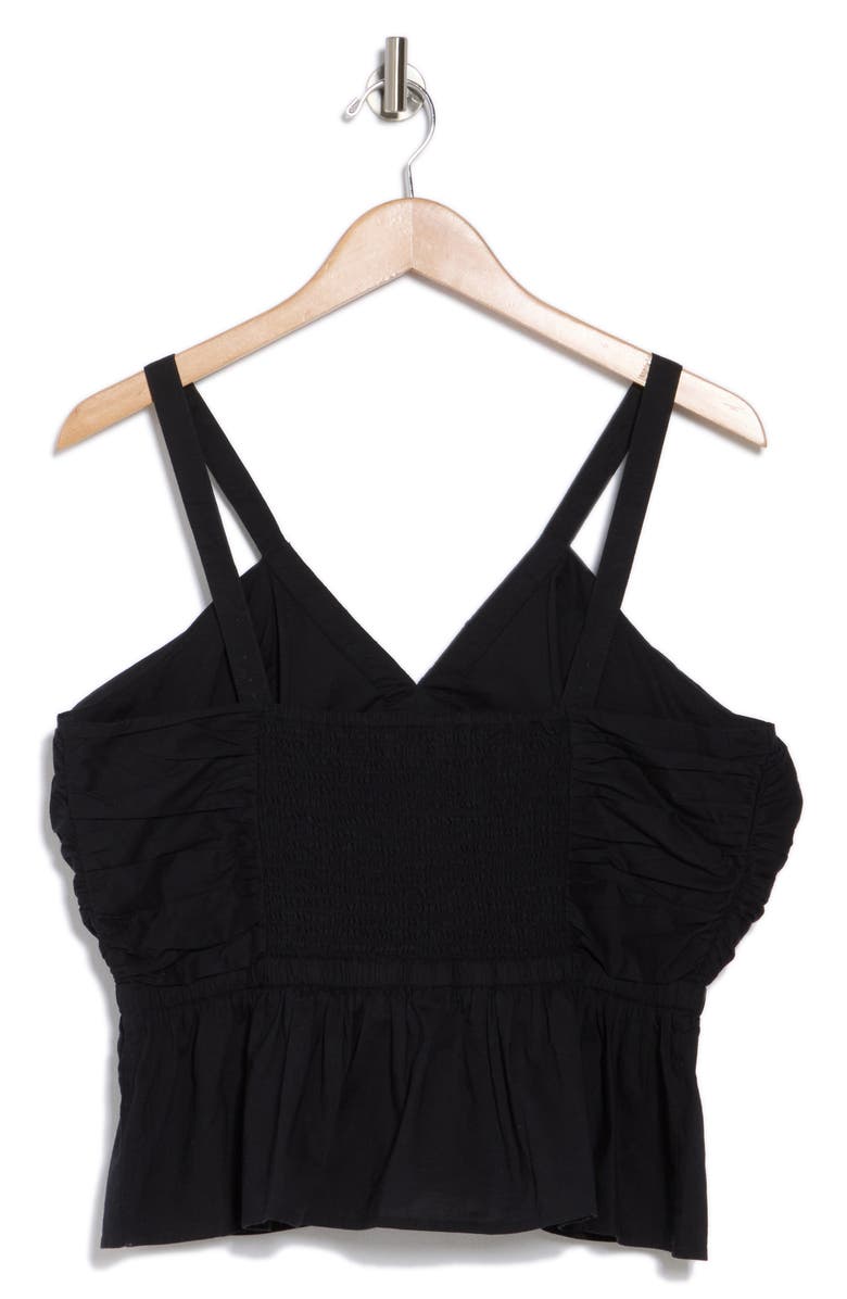 Lucky Brand Shirred Peplum Top, Alternate, color,