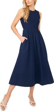 CeCe Sleeveless Midi Sweater Dress