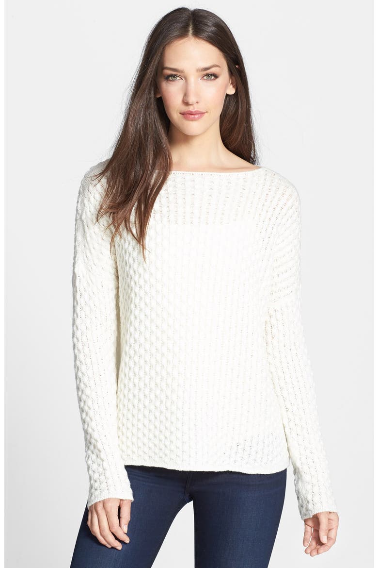 Mini Cable Sweater, Main, color, CREAM