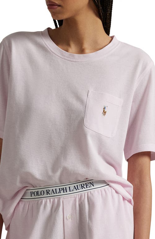 POLO RALPH LAUREN POLO RALPH LAUREN LOGO POCKET COTTON & MODAL SHORT PAJAMAS 