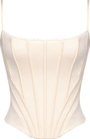 HOUSE OF CB Cadie Satin Corset Top