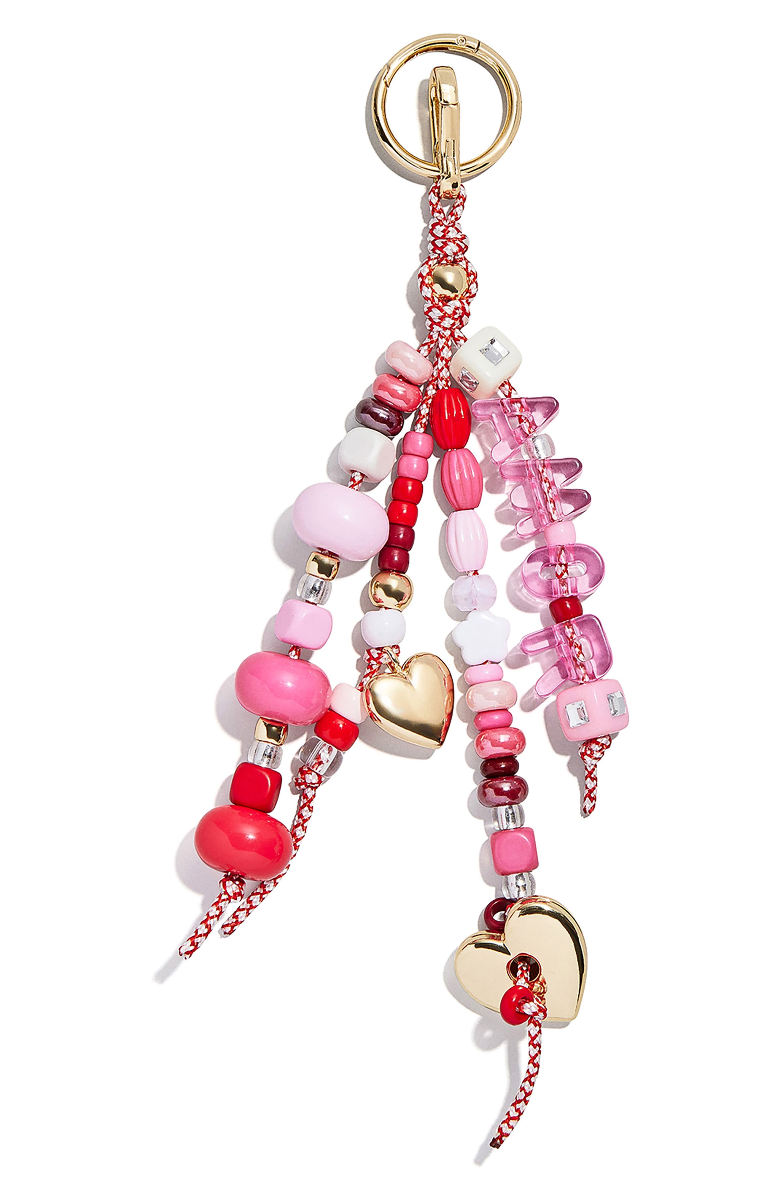 BaubleBar The Mini DIY Bag Charm Bead Kit, Alternate, color, Pink