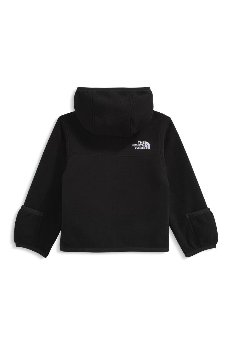 Glacier Fleece Zip Hoodie, Alternate, color, TNF BLACK