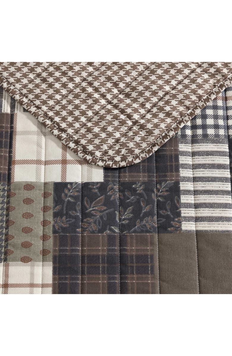 Eddie Bauer Antique Reversible Quilt & Sham Set, Alternate, color, Brown Multi