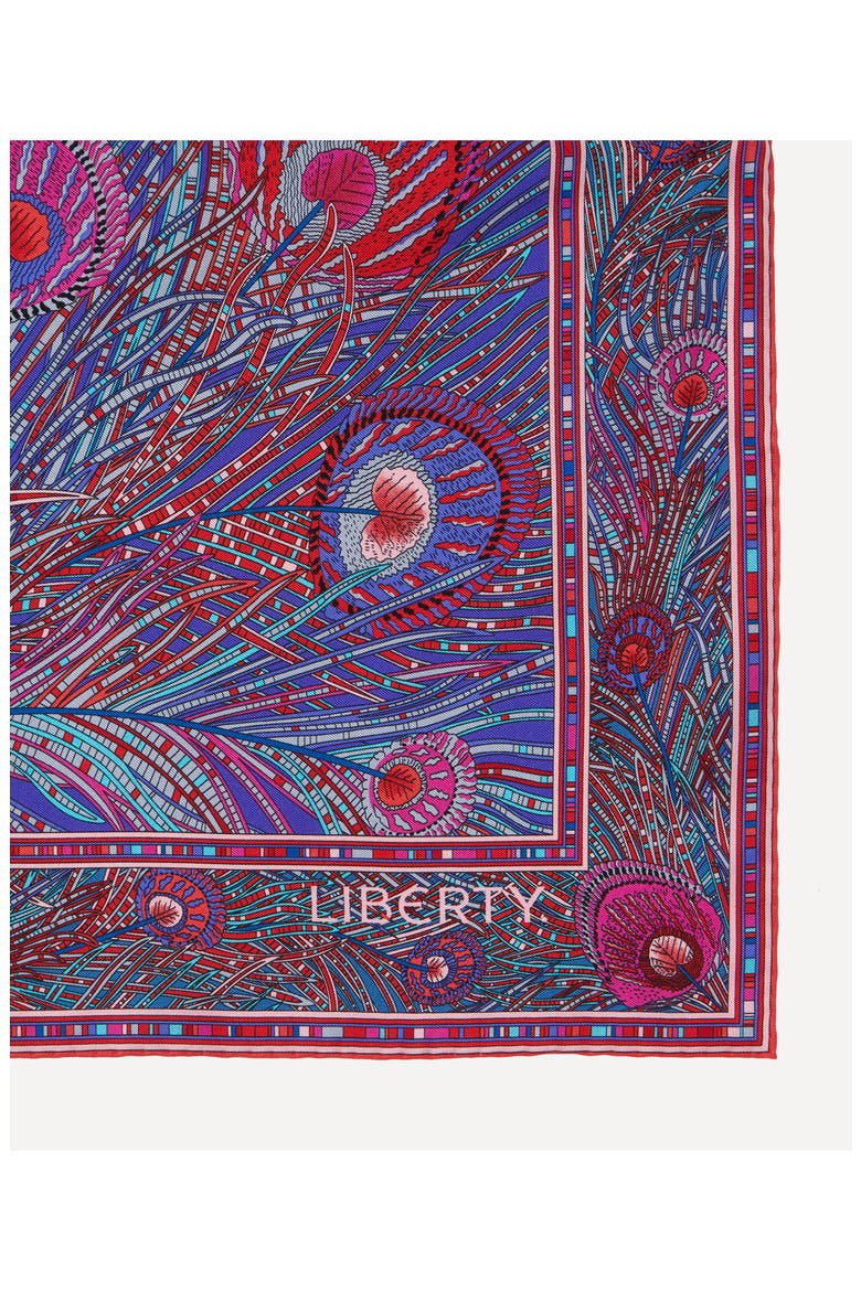 Hera Silk Square Scarf, Alternate, color, PURPLE