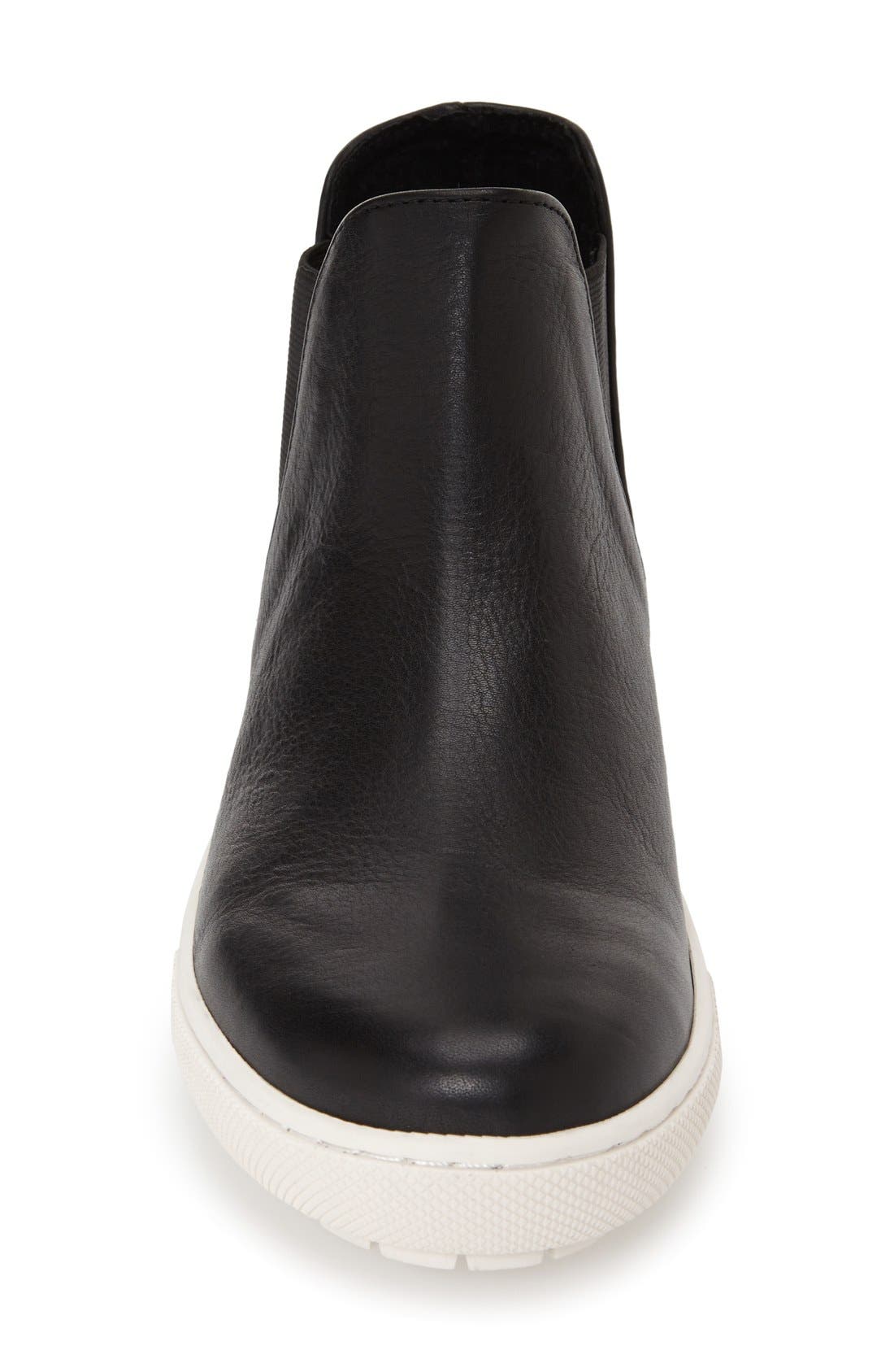 'Zelda' Chelsea Sneaker, Alternate, color, BLACK