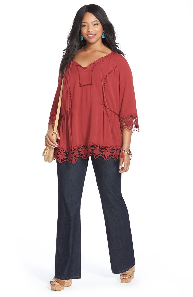 NYDJ 'Isabella' High Rise Stretch Trouser Jeans, Alternate, color, 