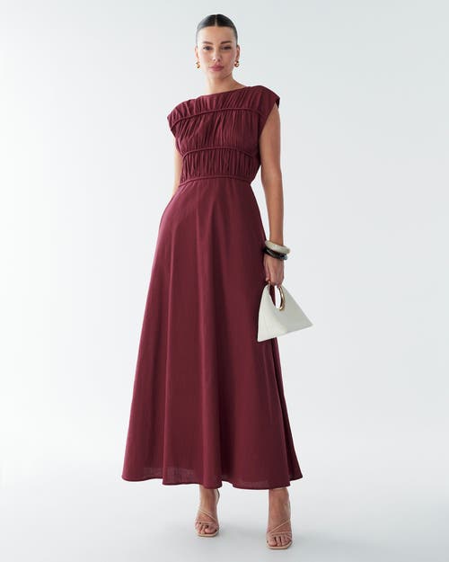 Bwldr Eden Maxi Dress In Multi