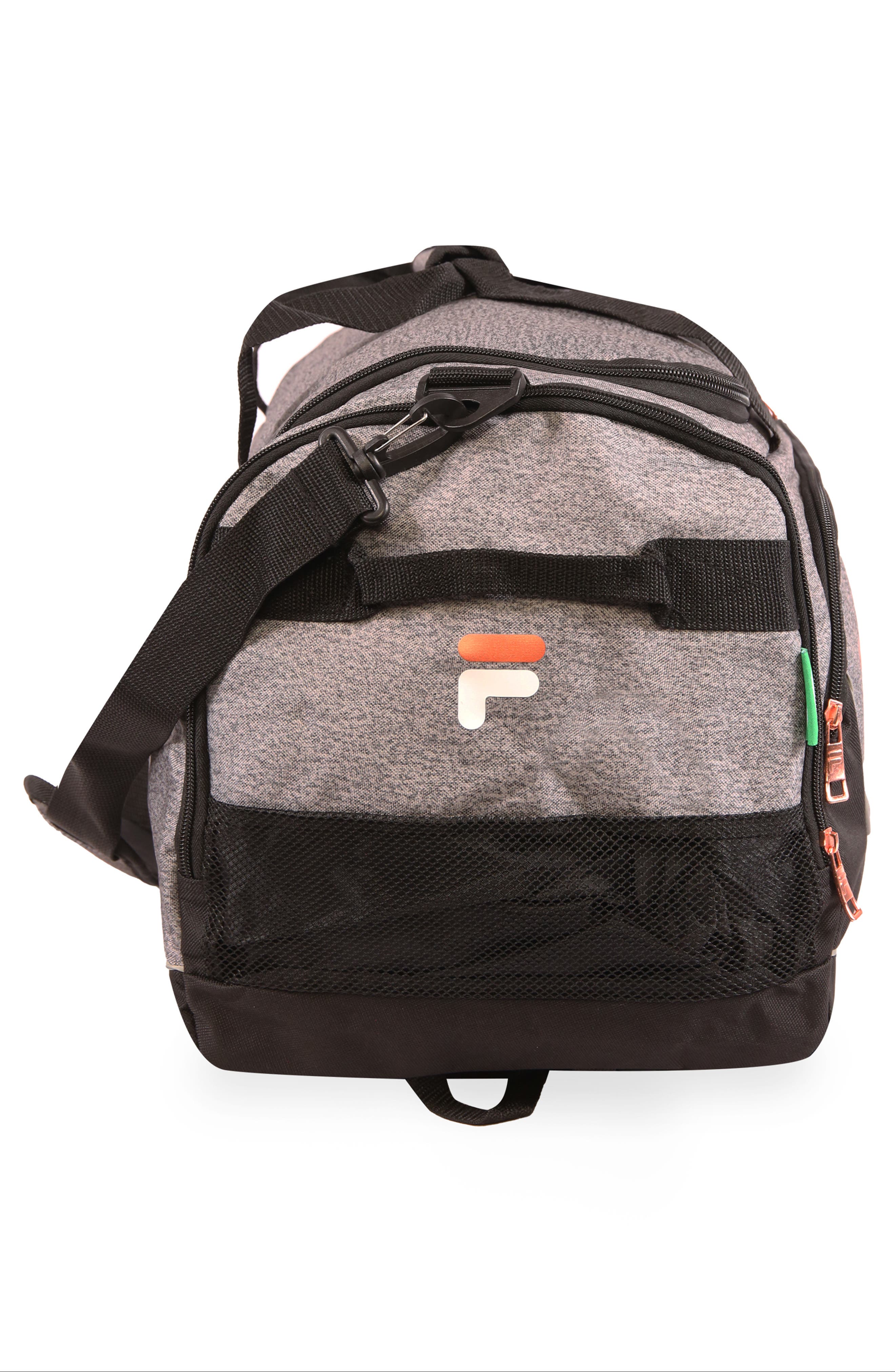 FILA Advantage 19-Inch Duffle Bag, Alternate, color, Heather / Rose Gold