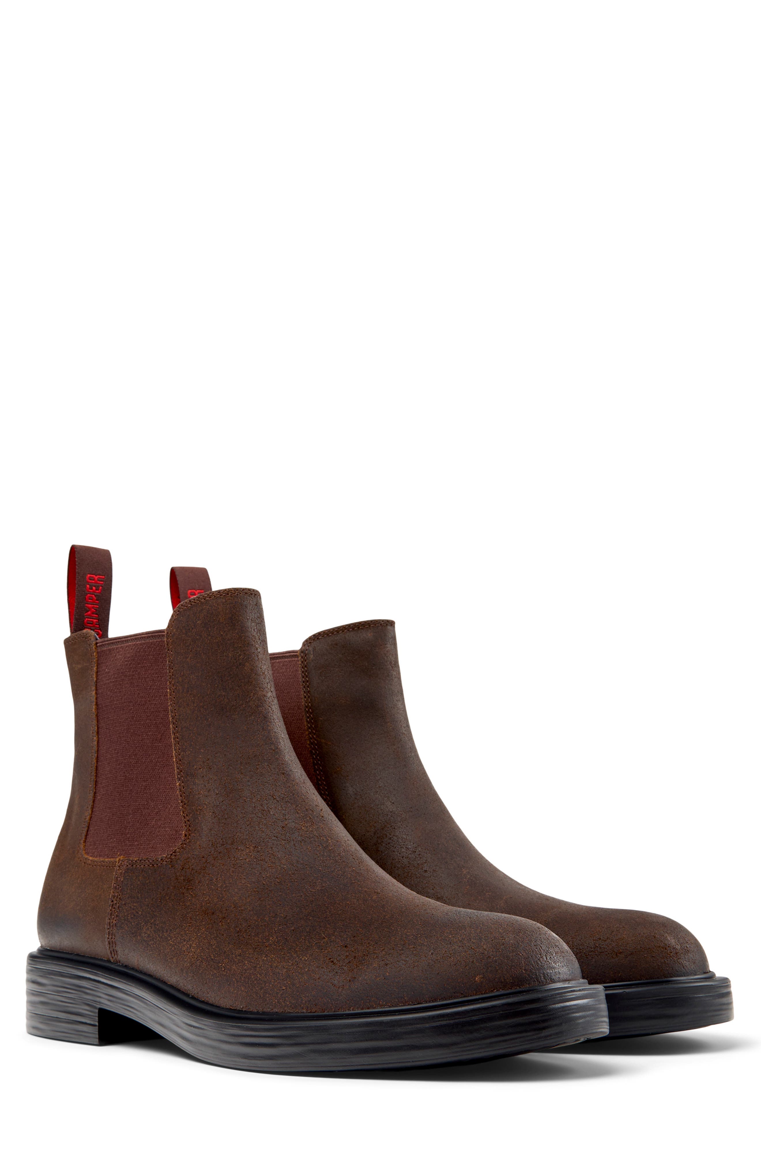 Camper Dean Chelsea Boot, Main, color, Dark Brown
